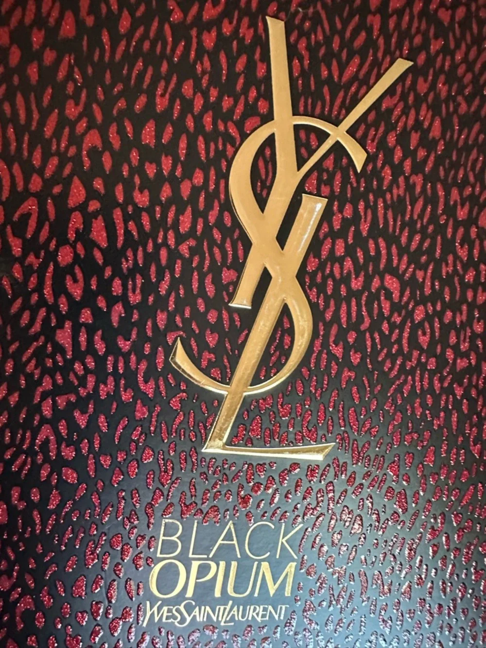 Yves Saint Laurent Empty Black Opium Box